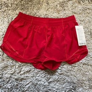 lululemon hotty hot shorts size 12 tall